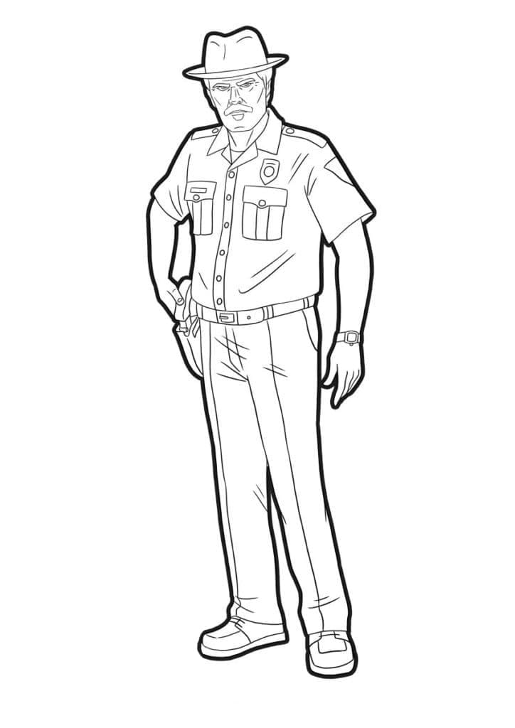 Desenho de Stranger Things para Colorir Download