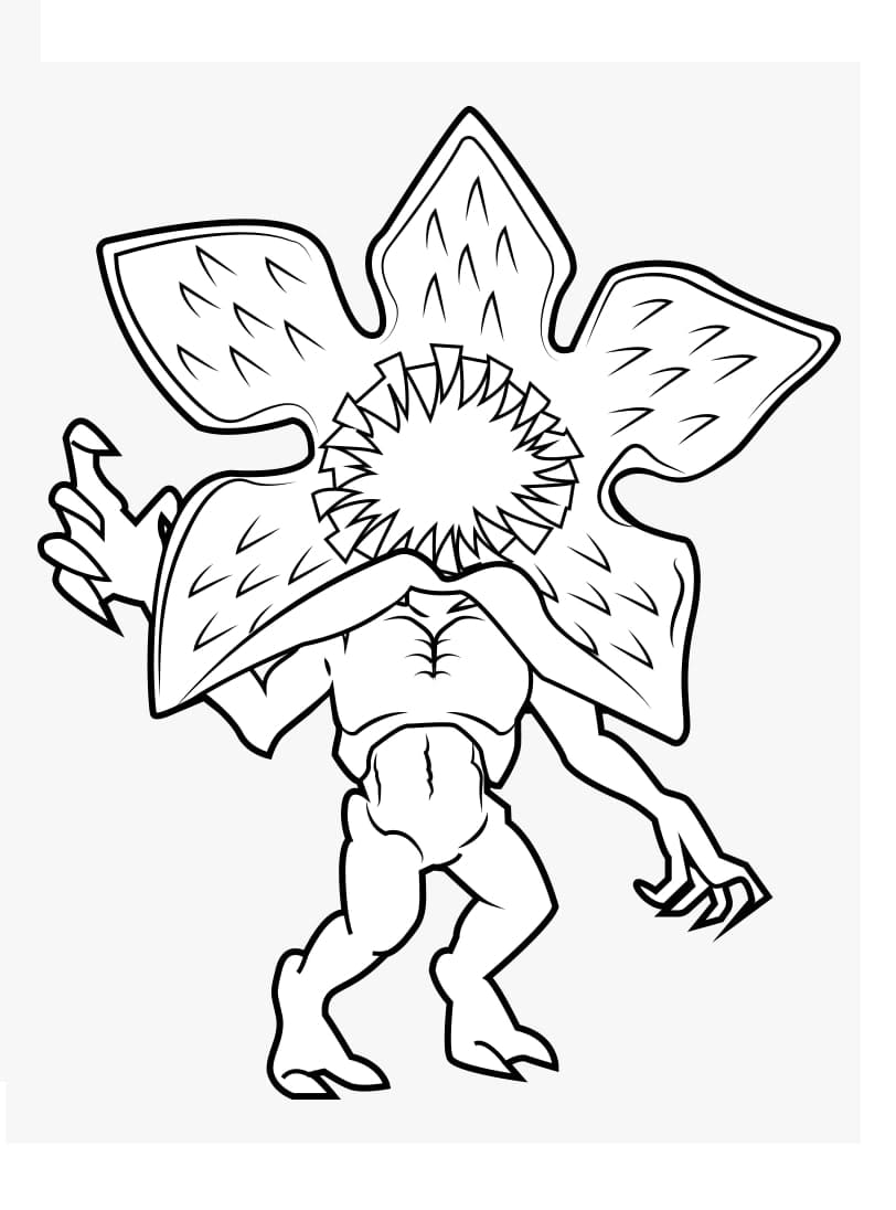 Desenho de Stranger Things para Colorir e Pintar