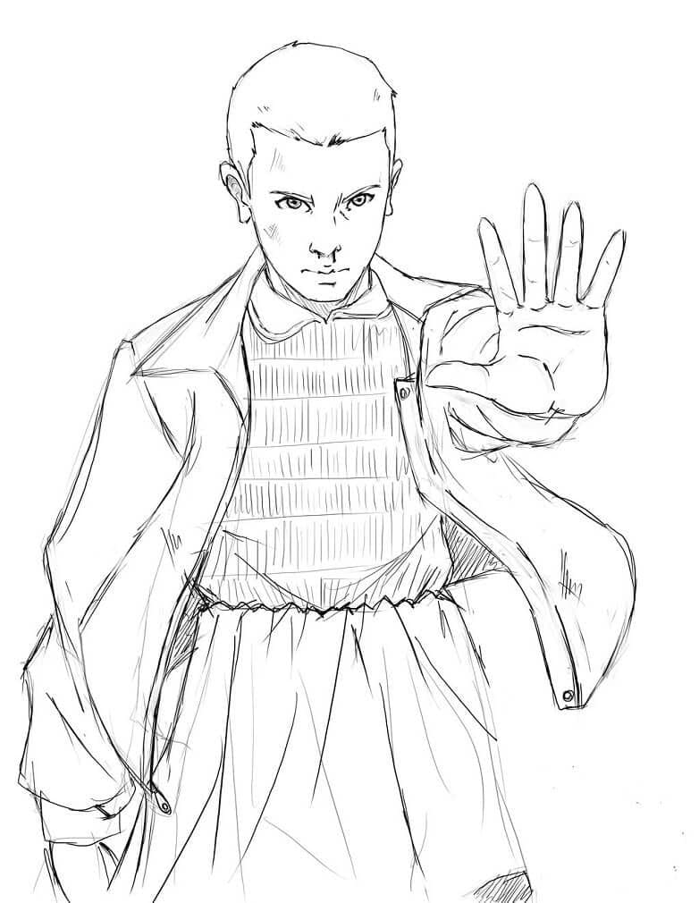 Desenhos de Stranger Things para Colorir