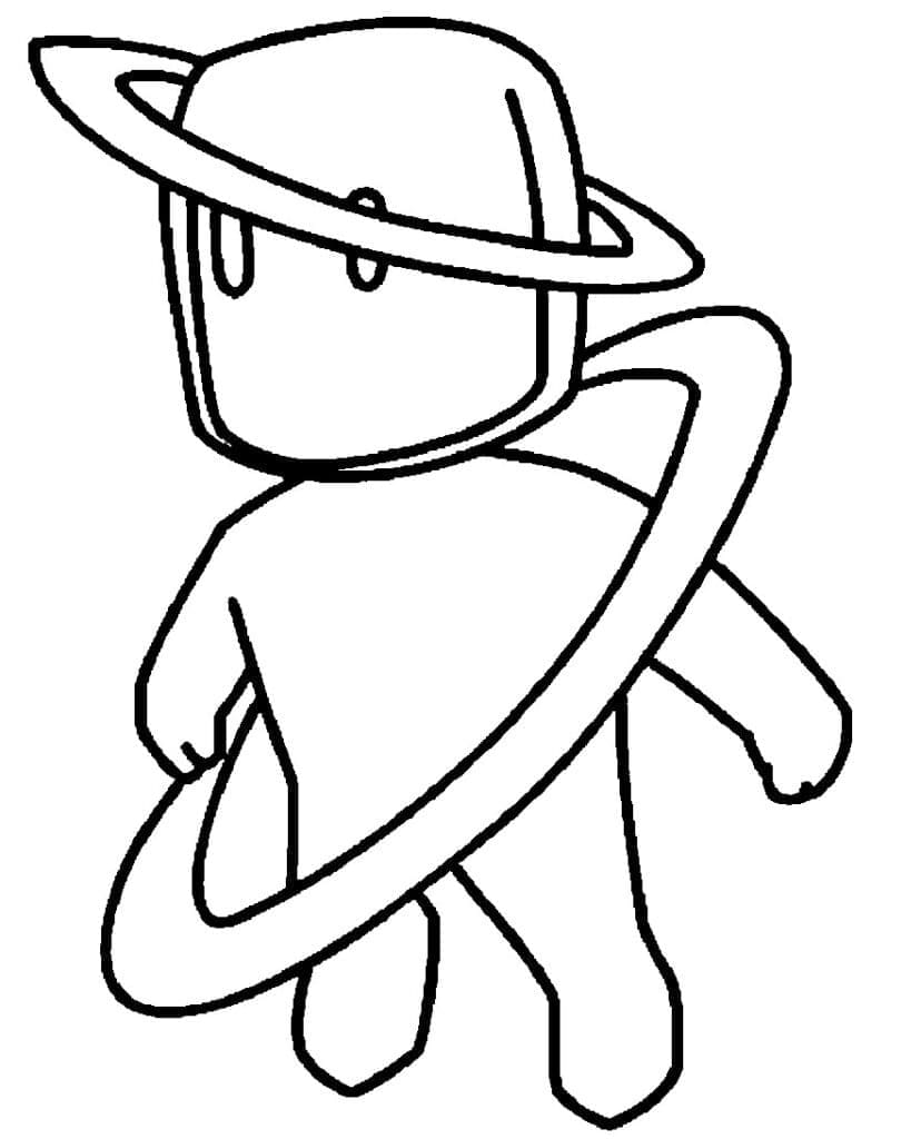 Desenho de Orbit Stumble Guys para Colorir