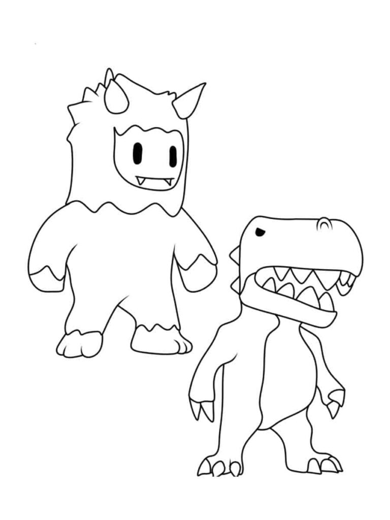 Desenho de Stumble Guys Grátis para Colorir