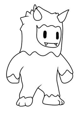 Desenho de Stumble Guys Videojogo para Colorir