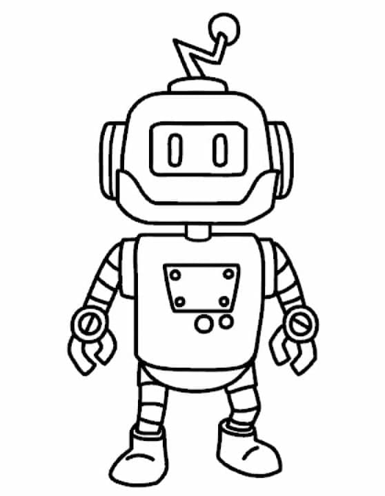 Desenho de Stumblebot Mk2 Stumble Guys para Colorir