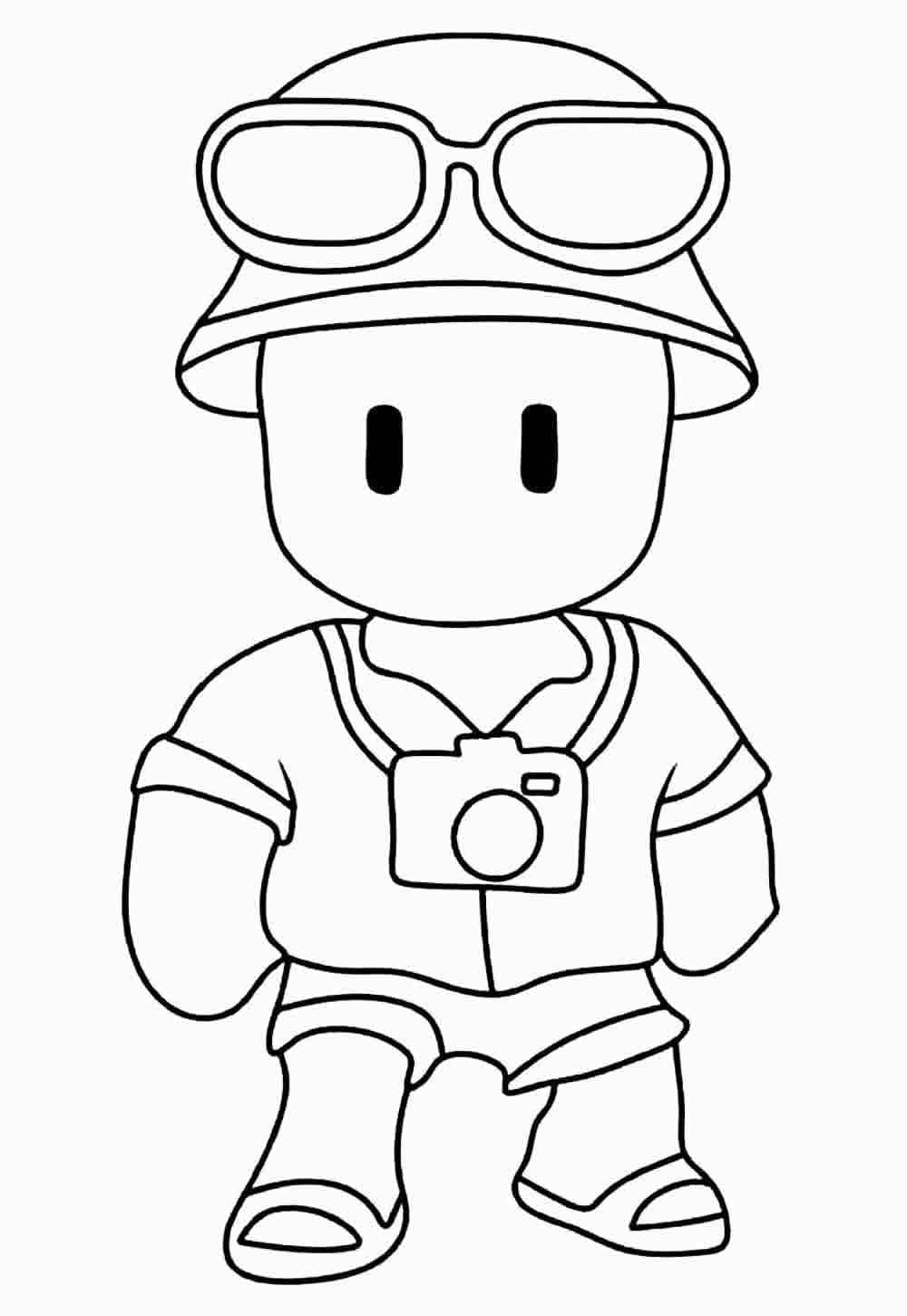 Desenhos de Stumble Guys para Colorir