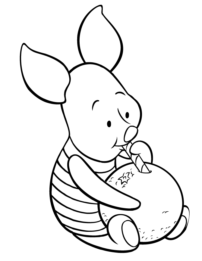 Desenho de Suco de Laranja para Colorir com Giz de Cera