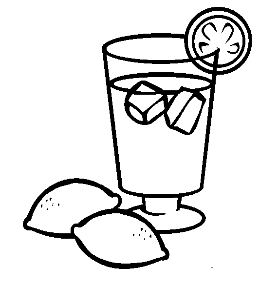 Desenho de Suco de Limão para Imprimir Grátis
