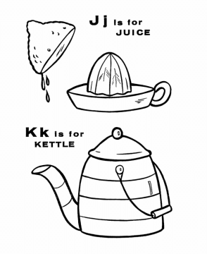 Desenho de Suco para Pintar com lápis de Cor