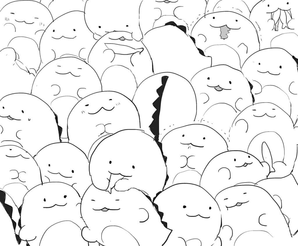 Desenho de Sumikko Gurashi Grátis para Colorir
