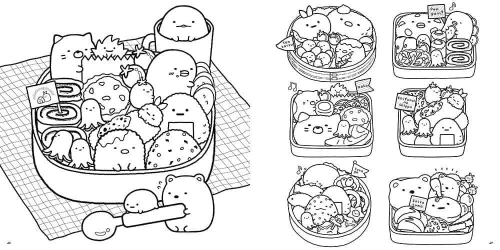 Desenho de Sumikko Gurashi Imprimivel para Crianças para Colorir