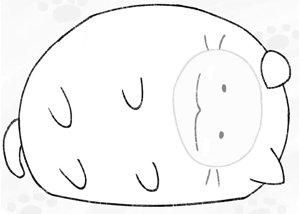 Desenho de Sumikko Gurashi para Colorir Download
