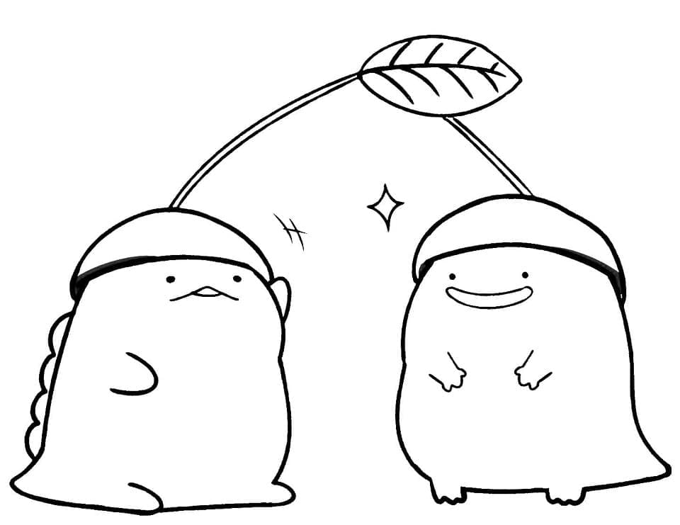 Desenho de Sumikko Gurashi para Colorir Grátis Download