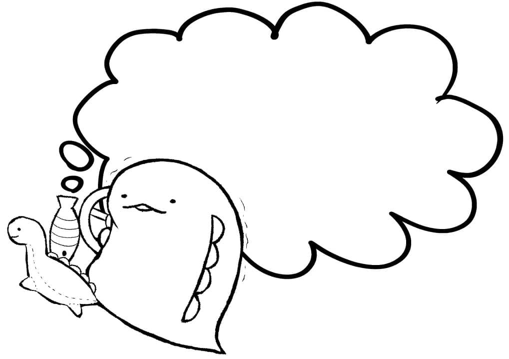 Desenho de Sumikko Gurashi para Imprimir Download