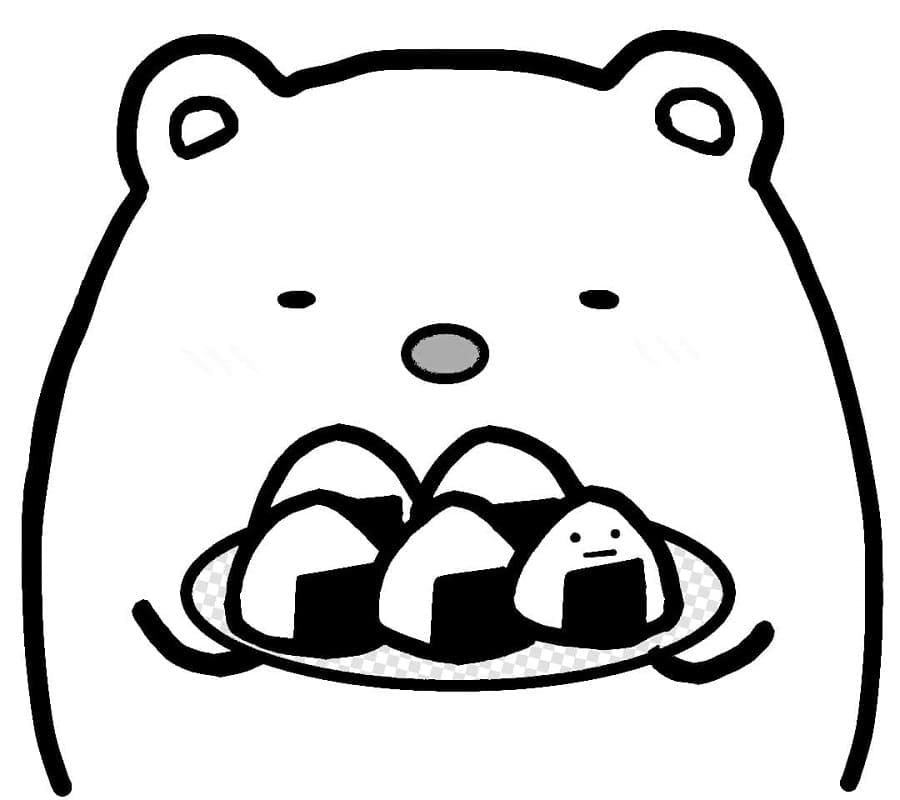 Desenho de Sumikko Gurashi Pdf para Colorir