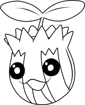 Desenho de Sunkern para crianças para Colorir