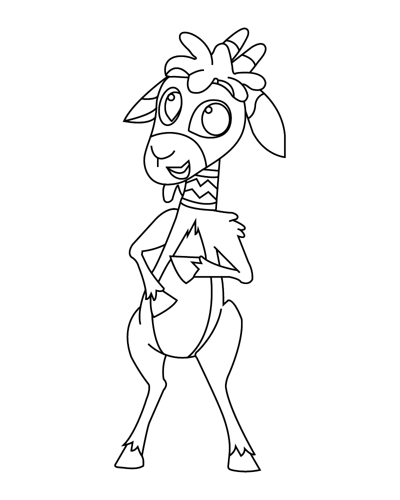 Desenhos de Moyo Super Sema para Imprimir e Colorir