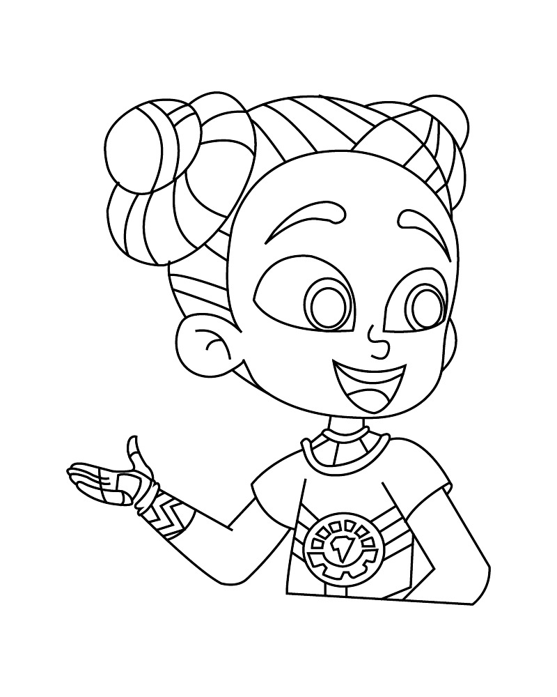 Desenhos de Super Sema para Colorir