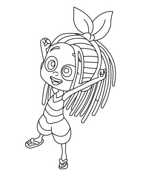 Desenhos dos Personagens Super Sema para Imprimir e Colorir