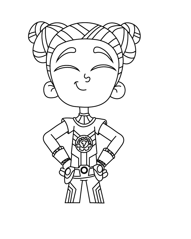 Desenhos em Pdf de Super Happy Sema para Imprimir e Colorir