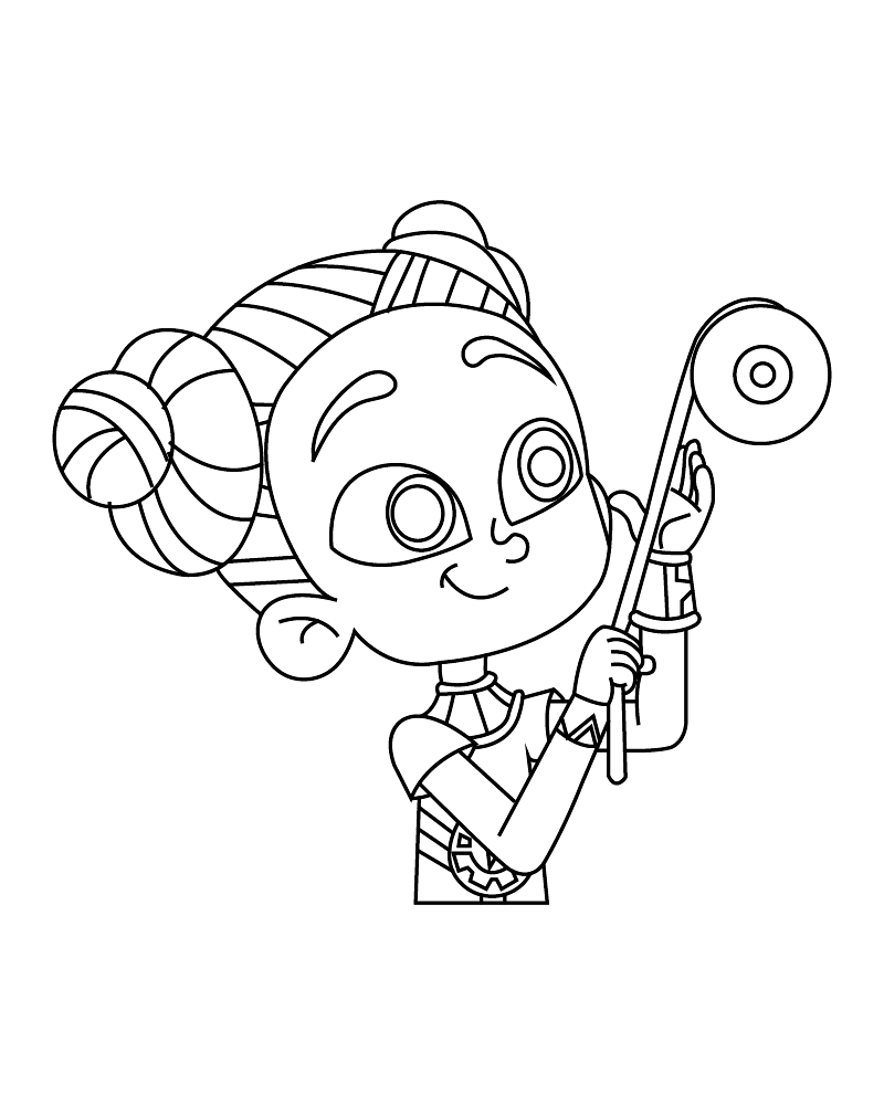 Desenhos de Super Sema para Colorir