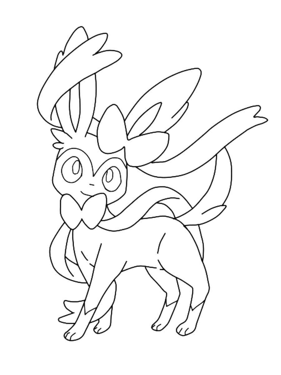 Desenhos de Sylveon para Colorir