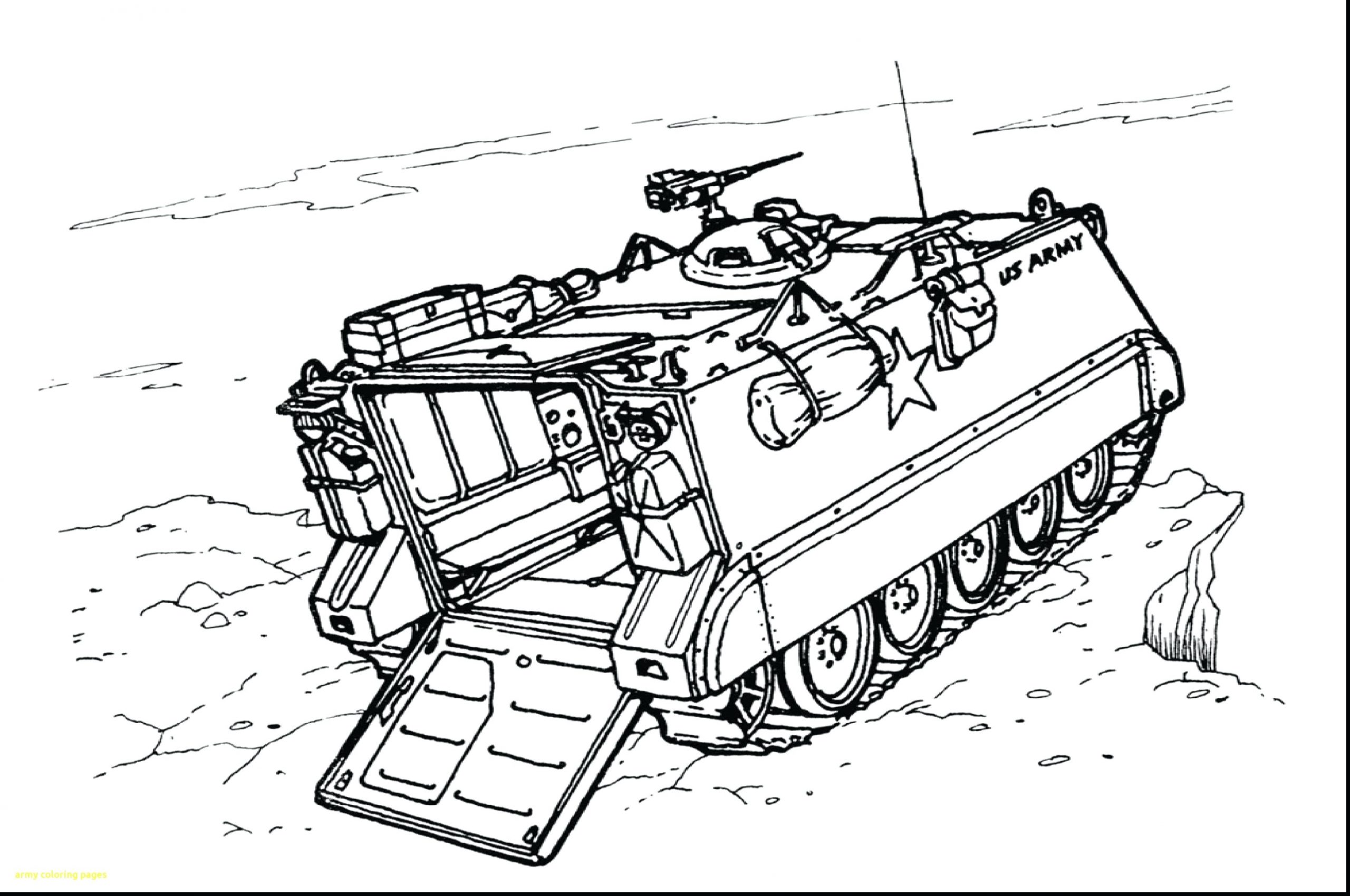 Desenho de Tanque de Guerra Pdf para Colorir