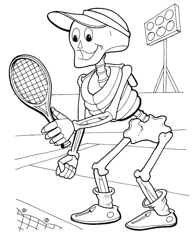 Desenho de Tênis para Colorir Download