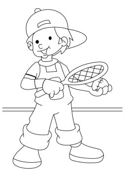 Desenho de tênis Pdf para Colorir