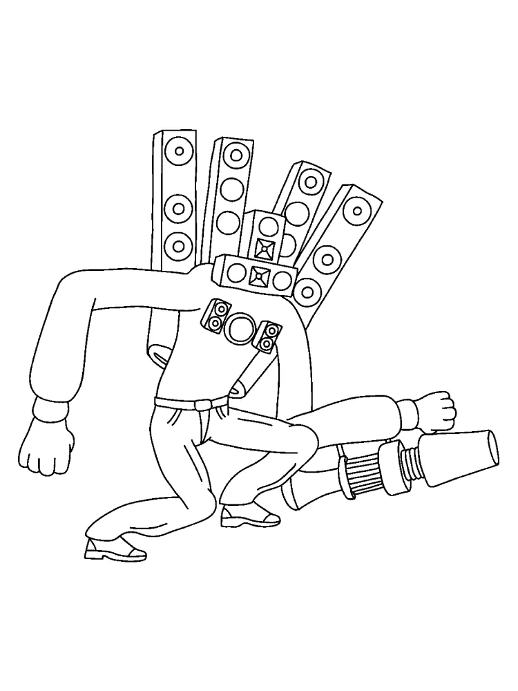 Desenhos do Titan Speakerman