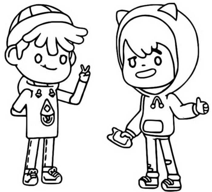 Desenho de Tocá Boca Download para Colorir e Imprimir
