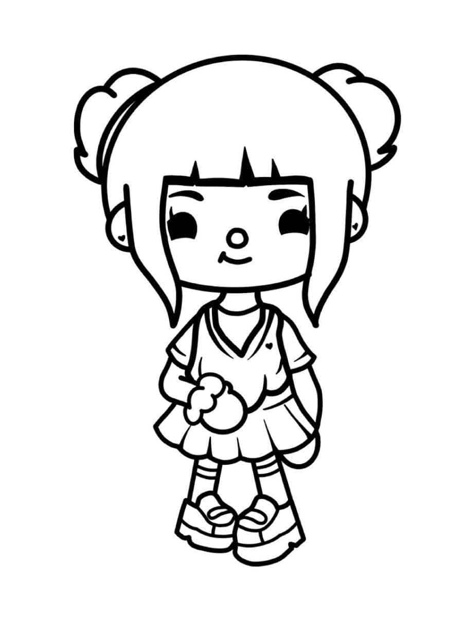 Desenho de Tocá Boca Download para Colorir