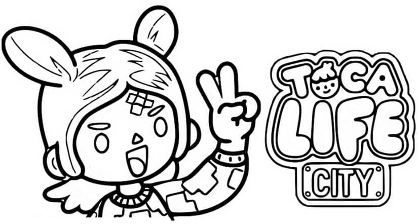 Desenho de Tocá Boca Download Pdf para Colorir e Imprimir
