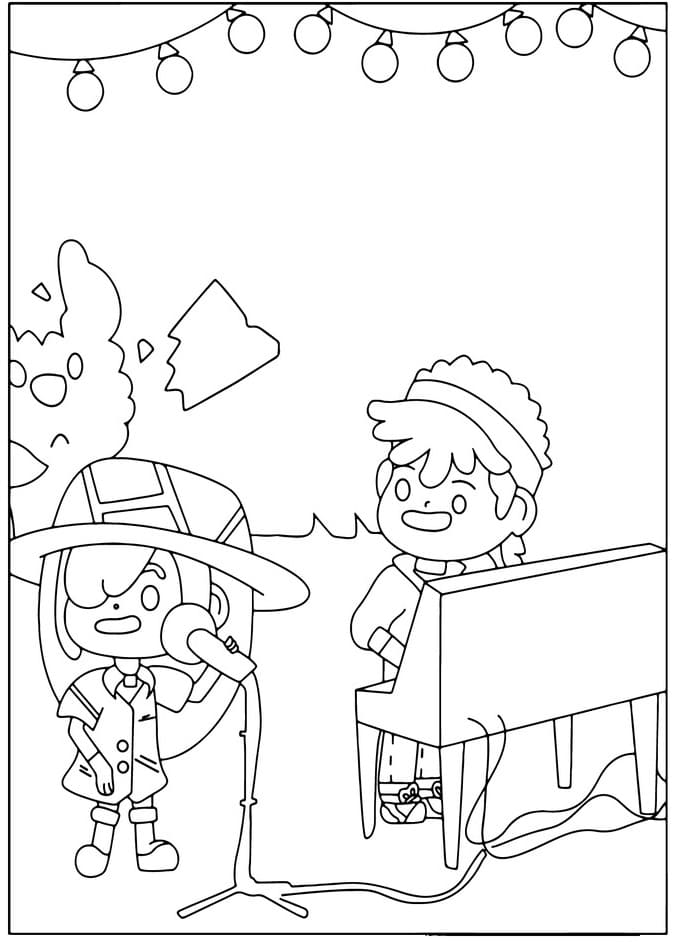 Desenho de Tocá Boca Grátis para Colorir e Pintar
