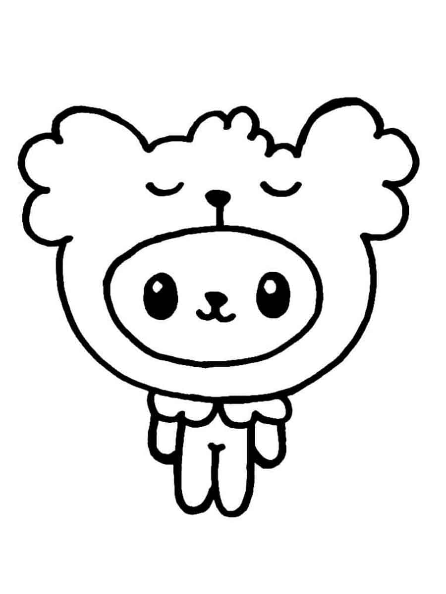 Desenho de Tocá Boca Imprimivel para Colorir e Pintar