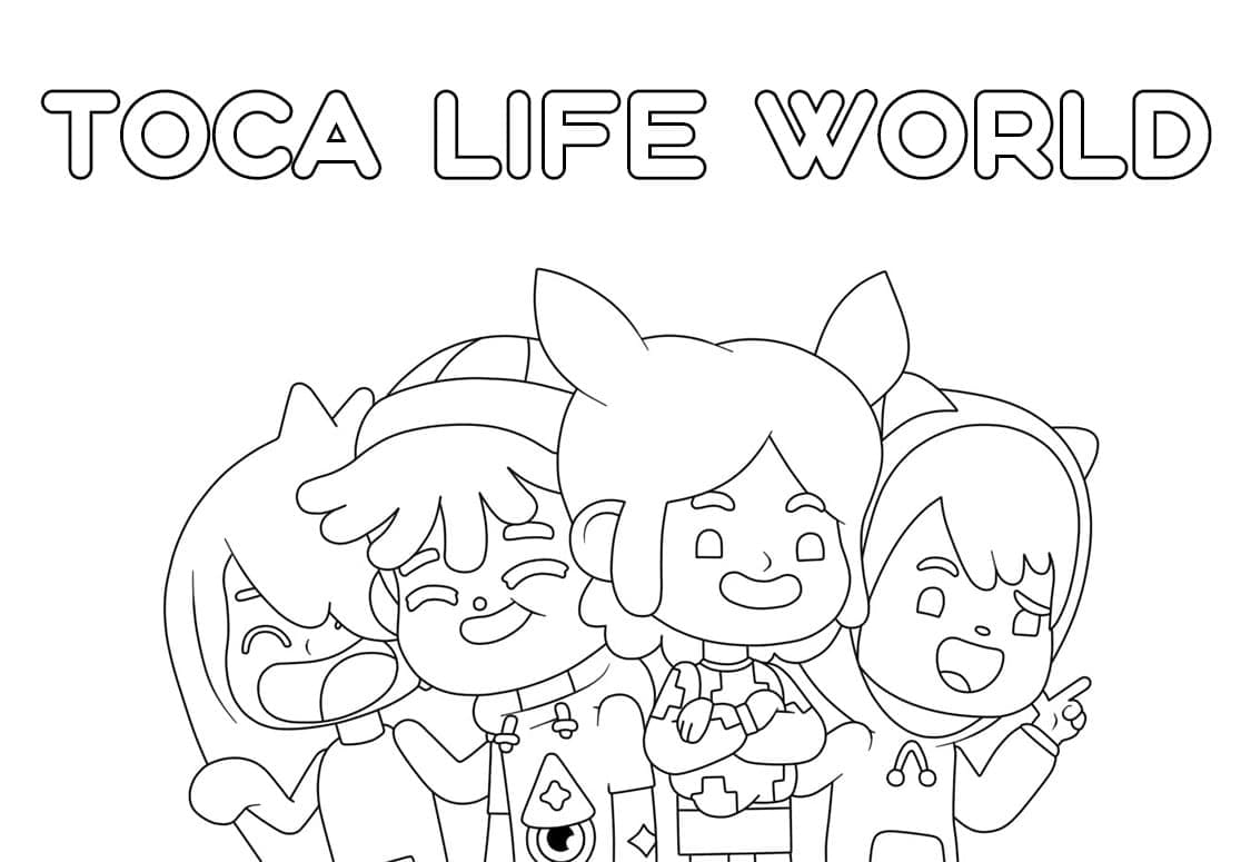 Desenho de Tocá Boca Imprimivel para Colorir