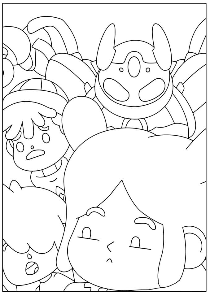 Desenho de Tocá Boca Imprimivel para Imprimir e Colorir