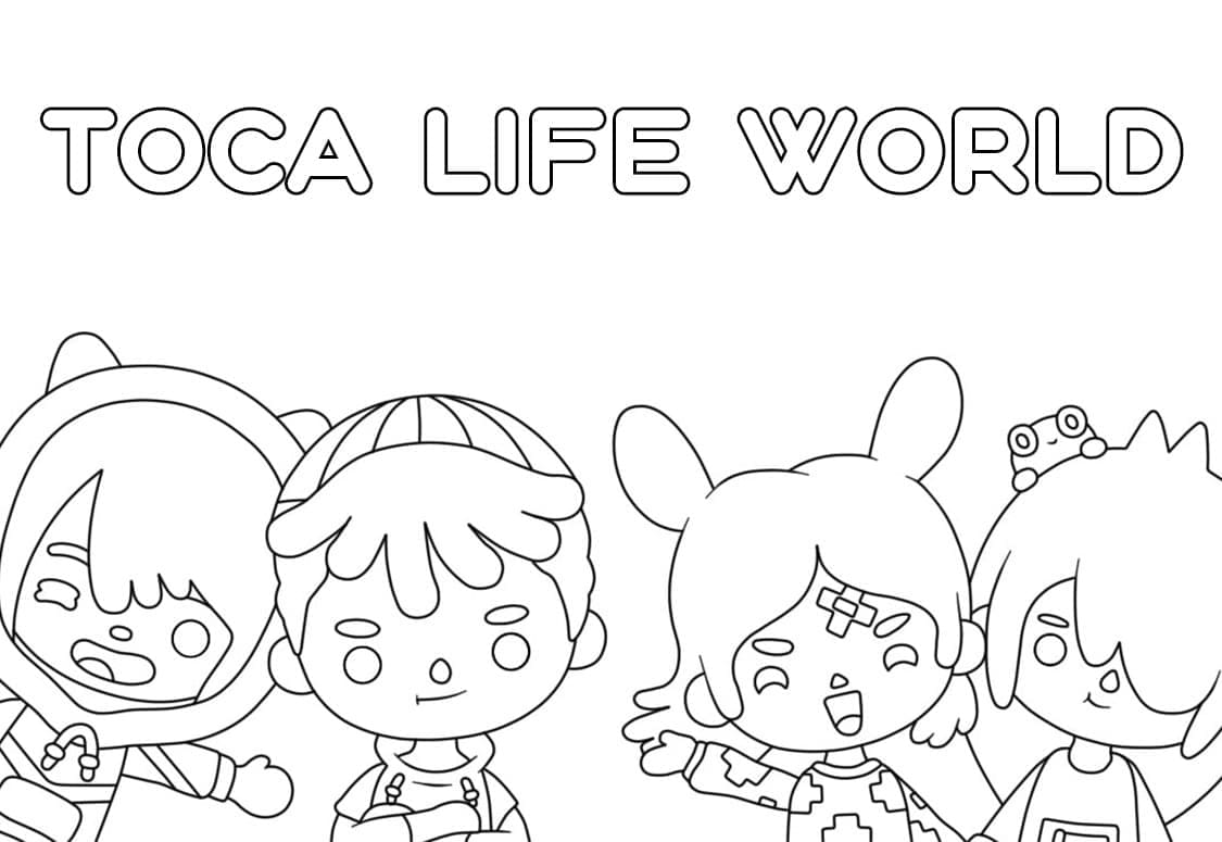 Desenho de Tocá Boca para Colorir e Imprimir Download
