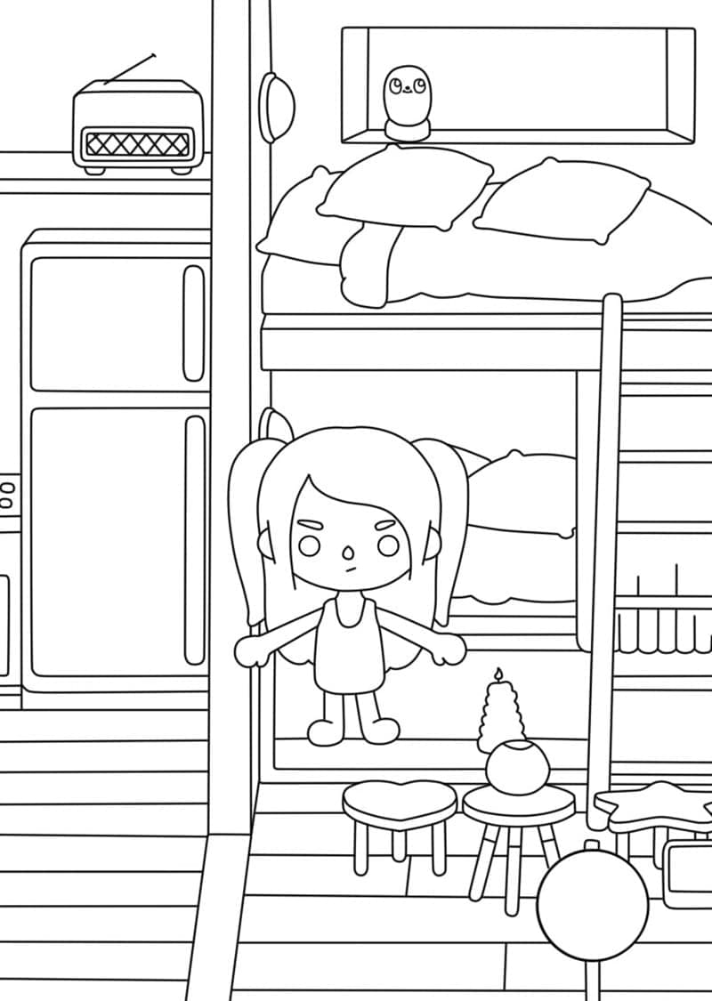 Desenho de Tocá Boca para Colorir Imprimivel Grátis