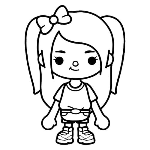 Desenho de Tocá Boca para Imprimir e Colorir Grátis
