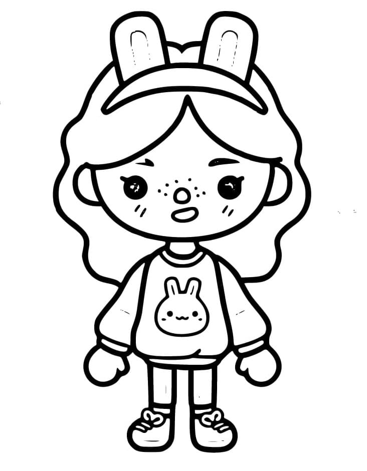 Desenho de Tocá Boca para Imprimir Pdf Grátis