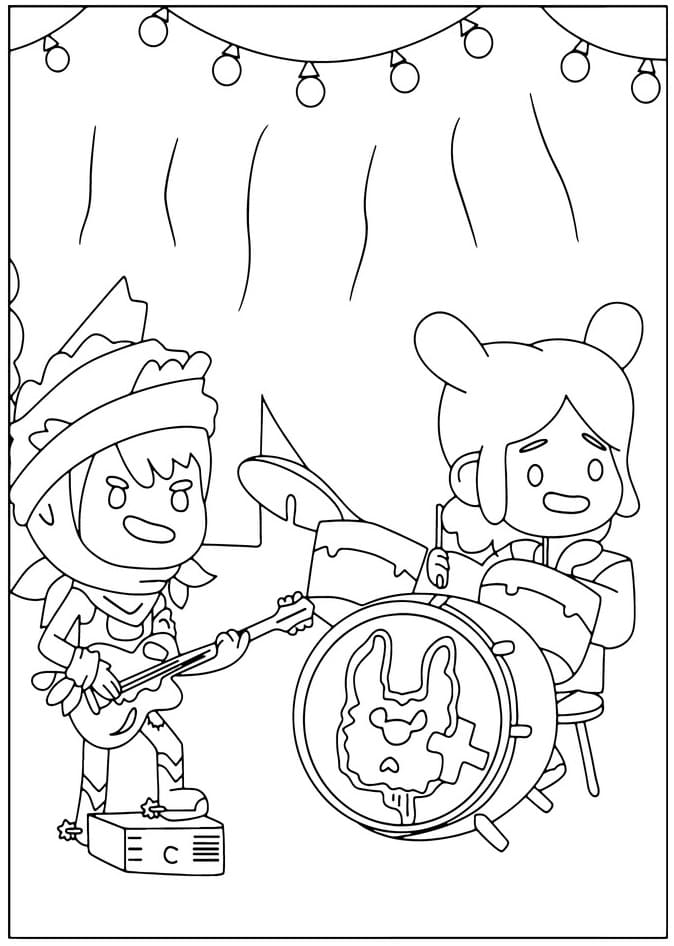 Desenho de Tocá Boca para Pintar Grátis Download
