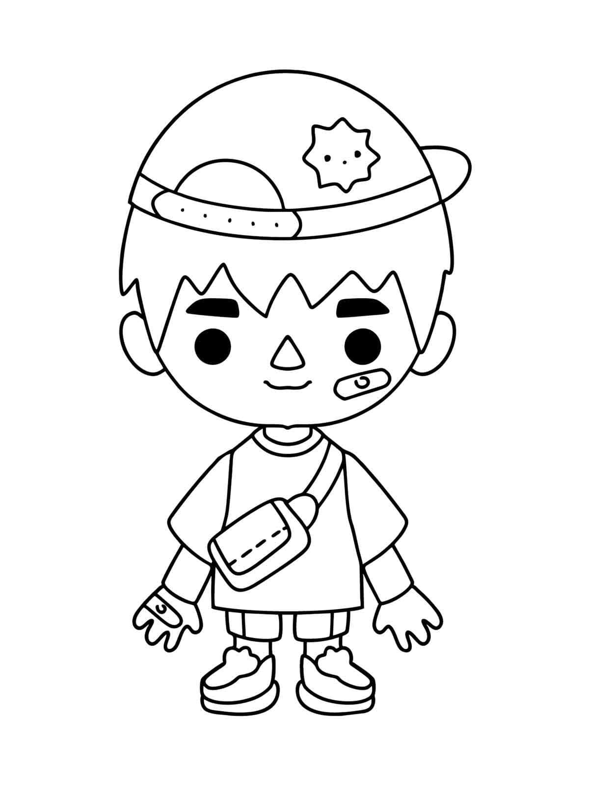 Desenho de Tocá Boca para Pintar Pdf Download
