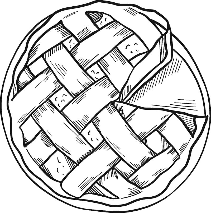 Desenho de Torta Imprimivel Pdf para Imprimir