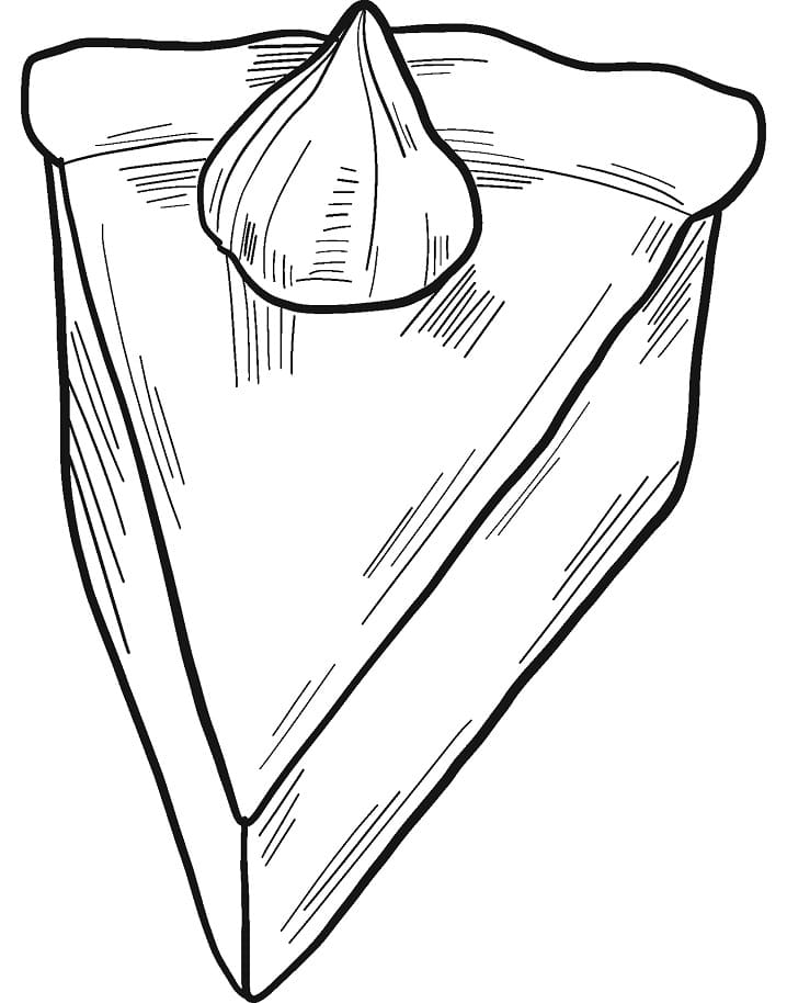 Desenho de Torta para Colorir Download