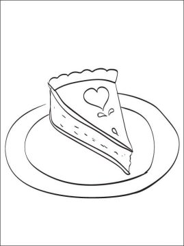 Desenho de Torta para Imprimir Download