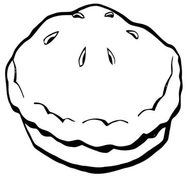Desenho de Torta para Pintar Download