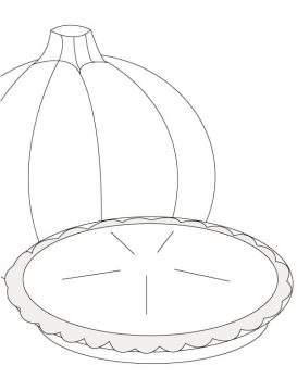 Desenho de Torta para Pintar Pdf grátis