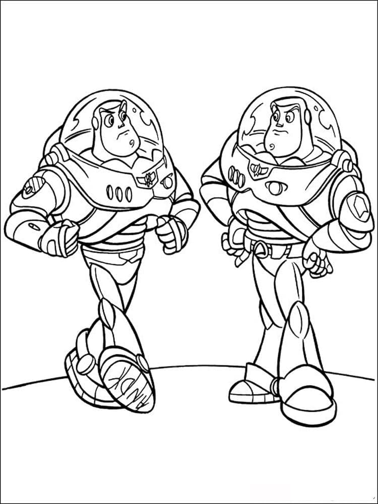 Desenho de Buzz de Toy Story para Colorir