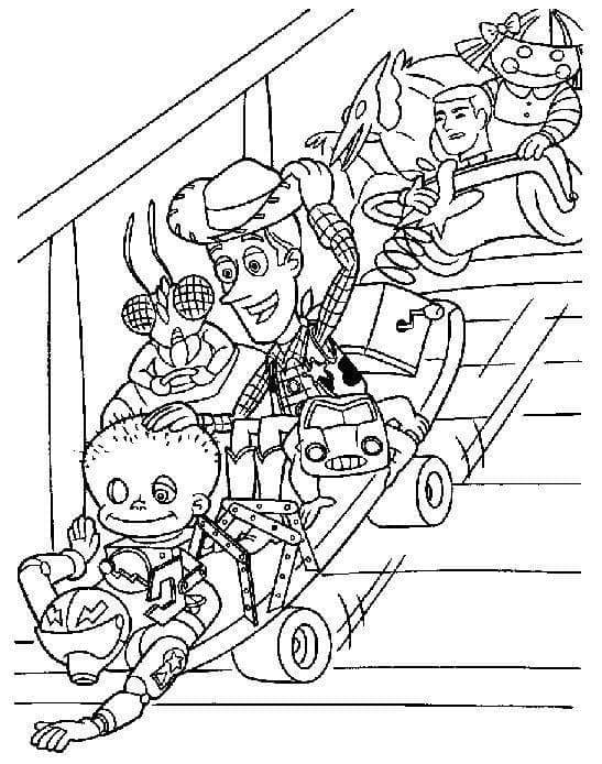 Desenho de Disney Toy Story para Colorir