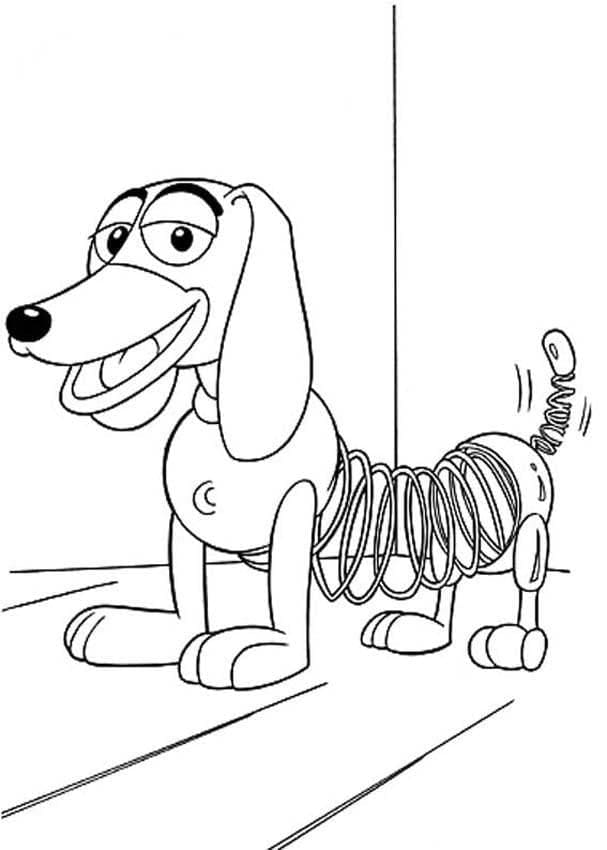 Desenho de Slinky de Toy Story para Colorir