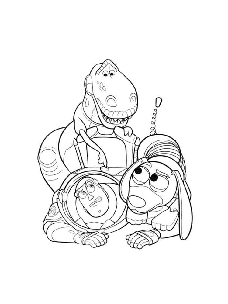 Desenho de Toy Story Grátis para Colorir